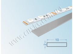 Алюминиевая полоса Alu Strip 10х2 мм